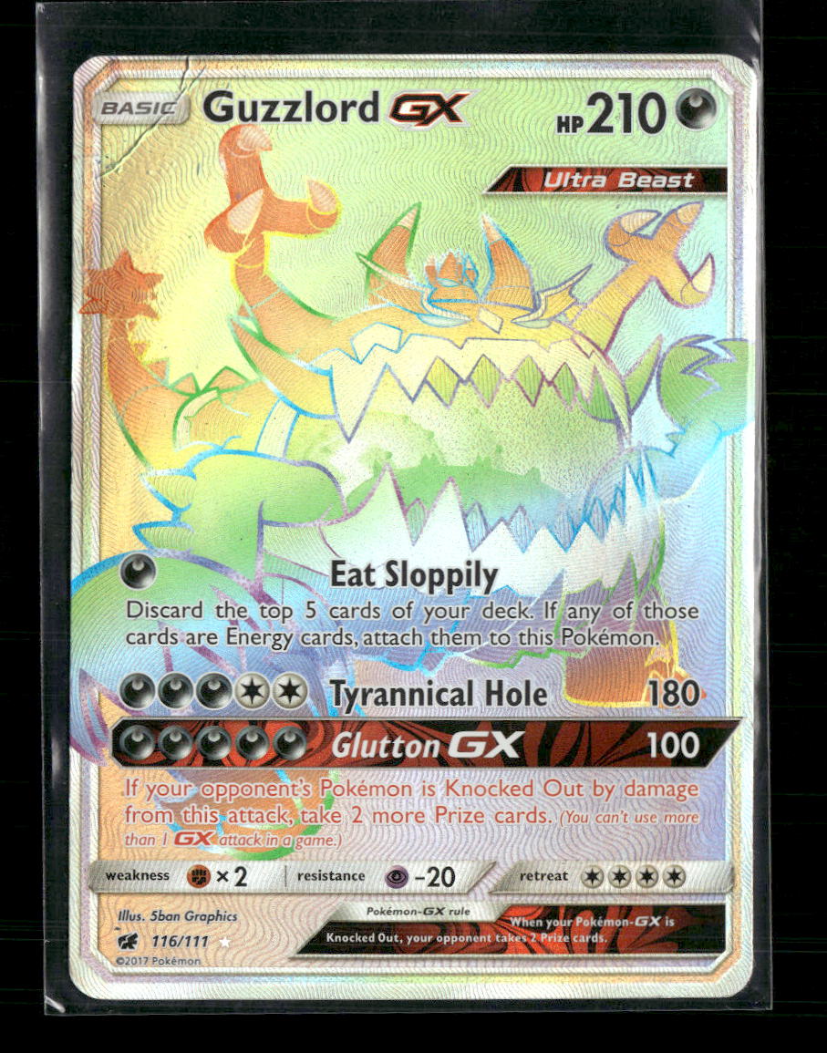 SM - Crimson Invasion Guzzlord GX (Secret) #116/111 *Damaged*