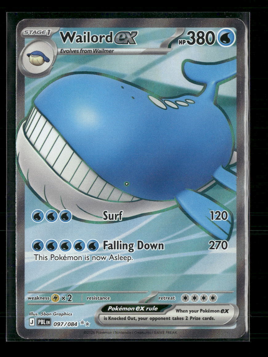 ME05: Pitch Black Wailord ex #097/084