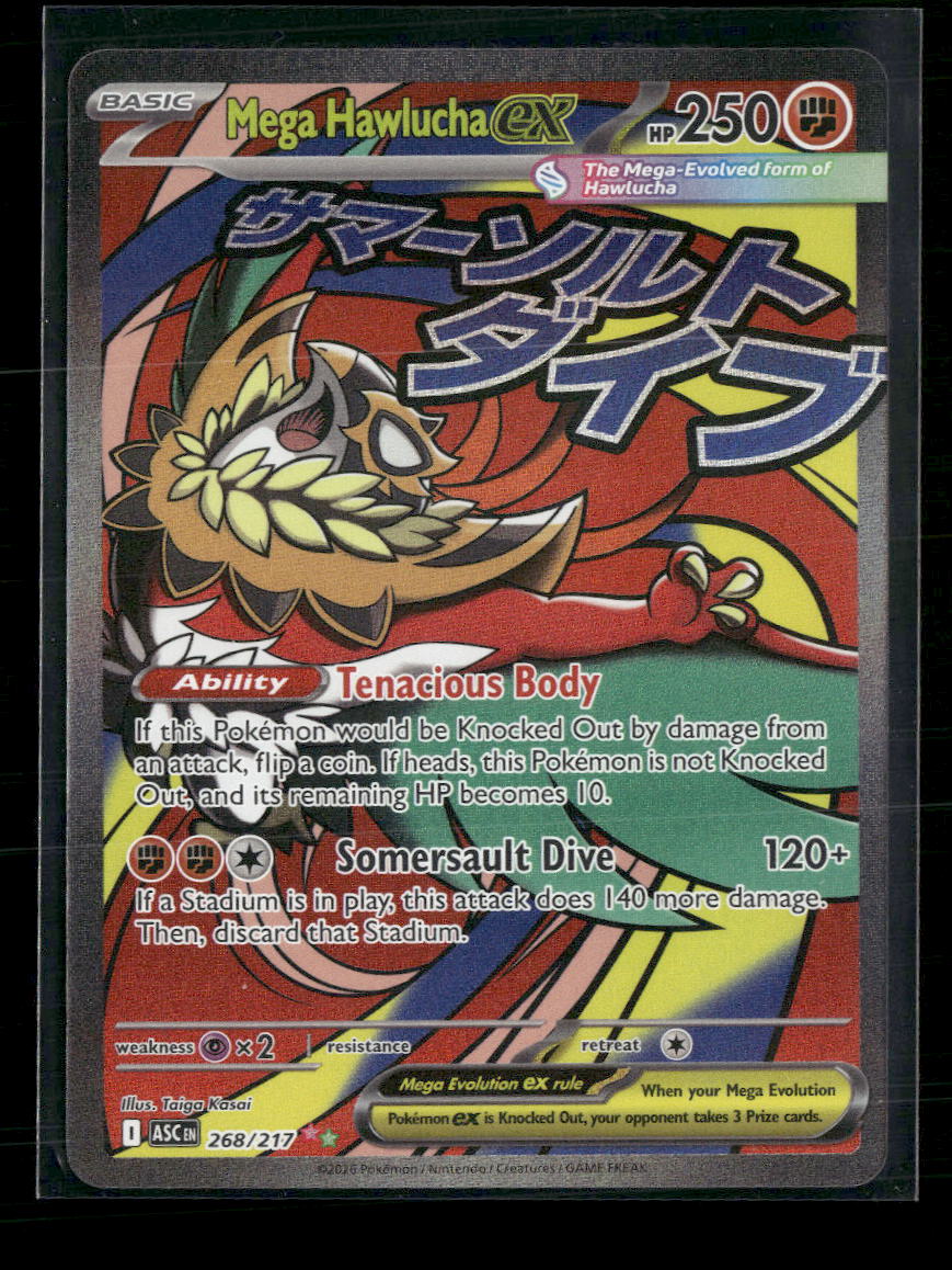 ME: Ascended Heroes Mega Hawlucha ex #268/217