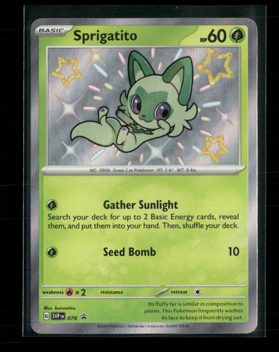 SV: Scarlet & Violet Promo Cards Sprigatito #076