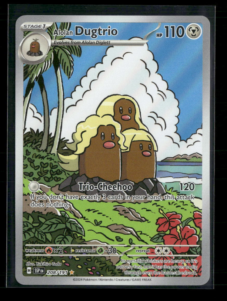 SV08: Surging Sparks Alolan Dugtrio #208/191