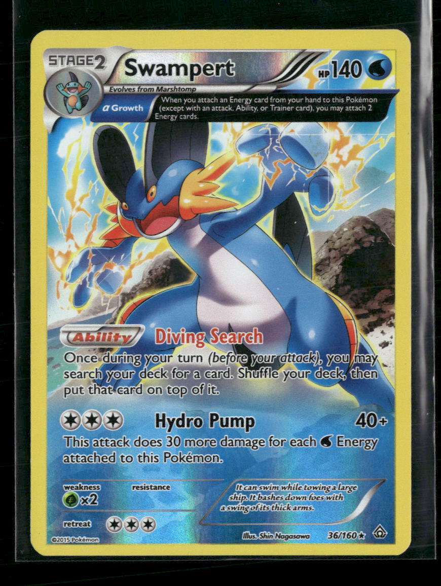 XY - Primal Clash Swampert (Alpha) #36/160