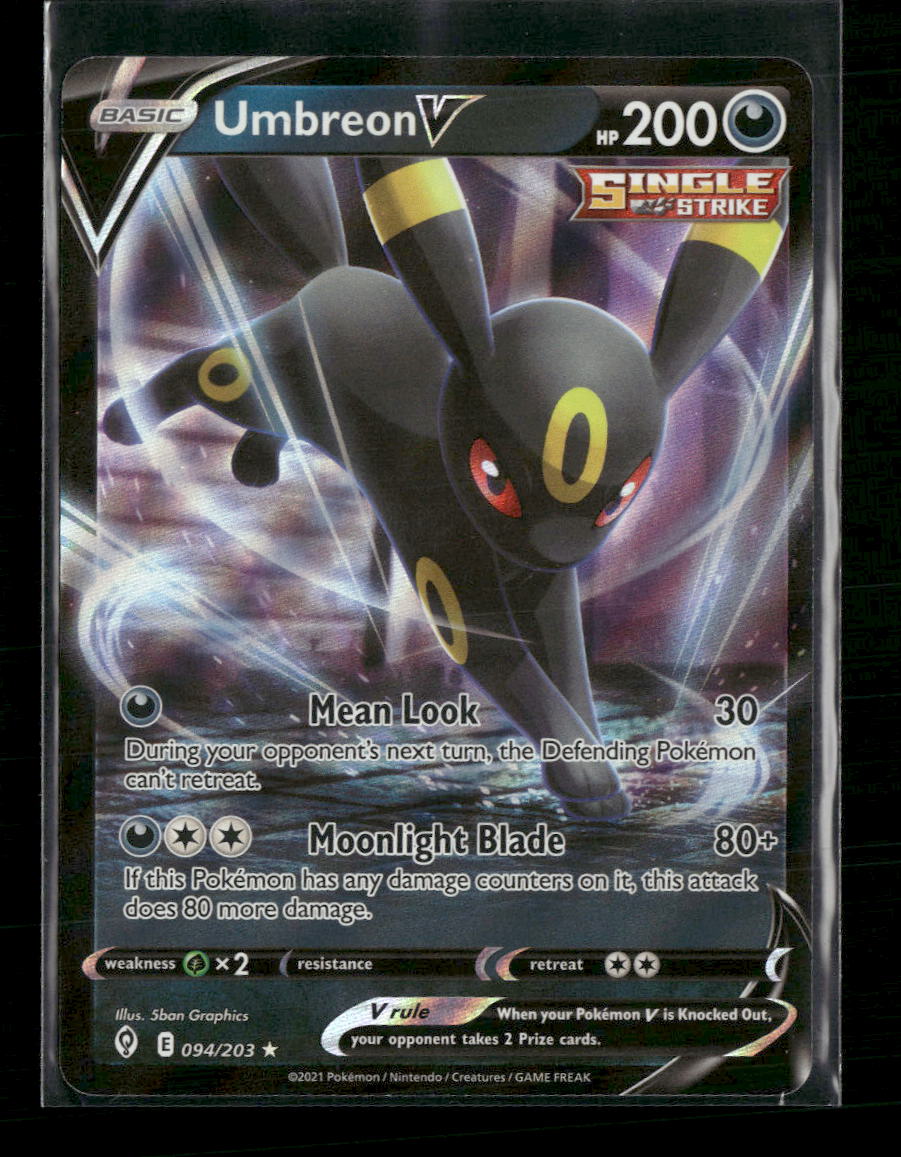 SWSH07: Evolving Skies Umbreon V #094/203
