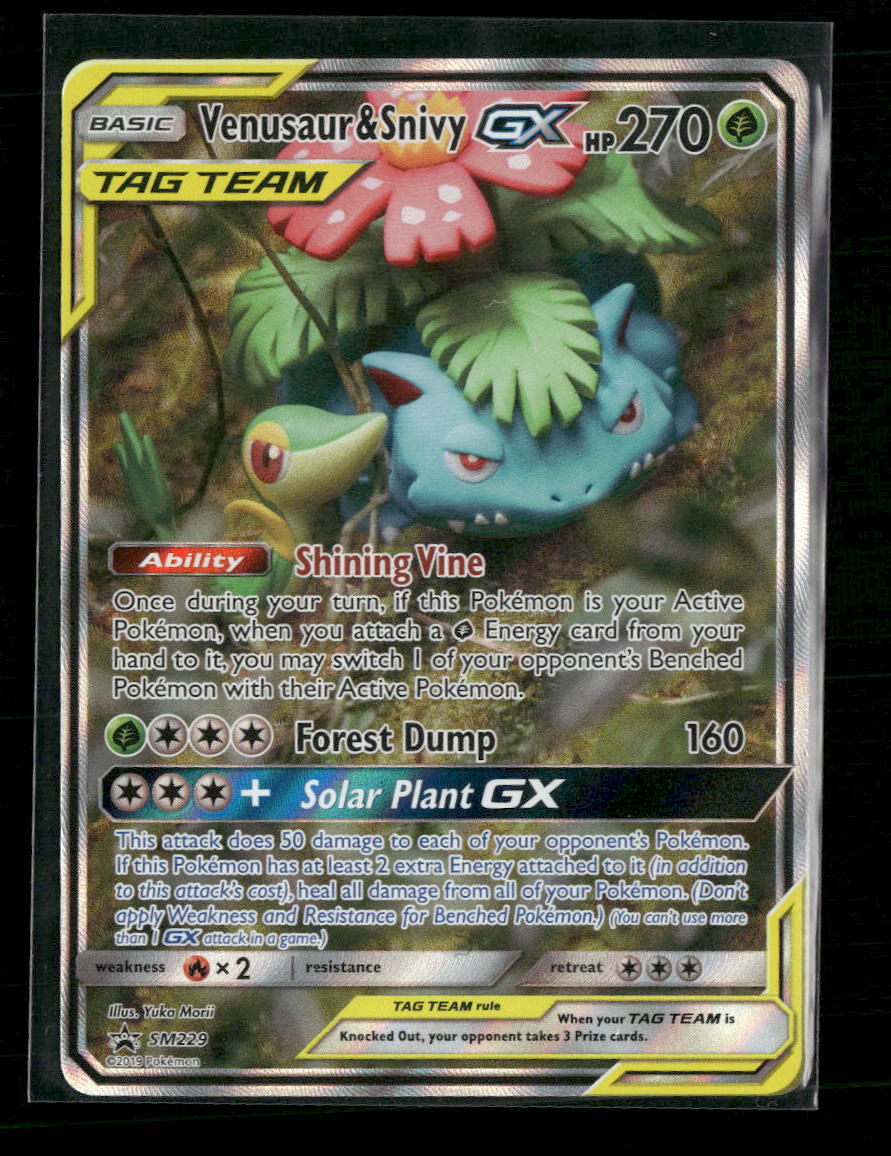 SM Promos Venusaur & Snivy GX #SM229