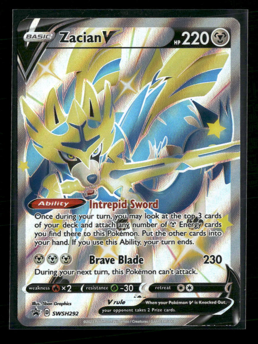 SWSH: Sword & Shield Promo Cards Zacian V (Shiny) #SWSH292