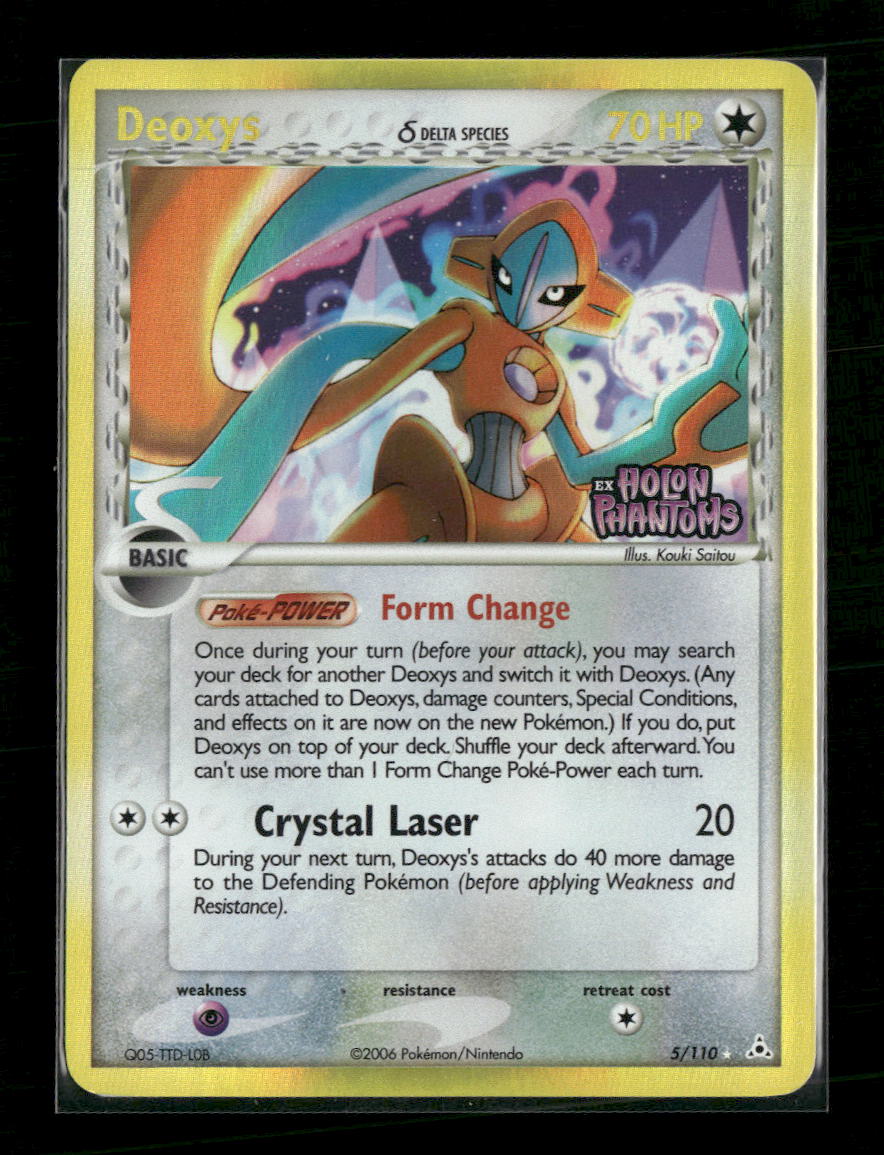 EX Holon Phantoms Deoxys (Delta Species #5/110