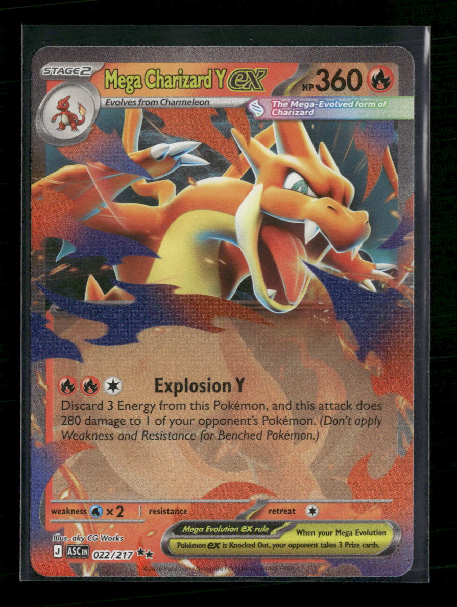 ME: Ascended Heroes Mega Charizard Y ex #022/217