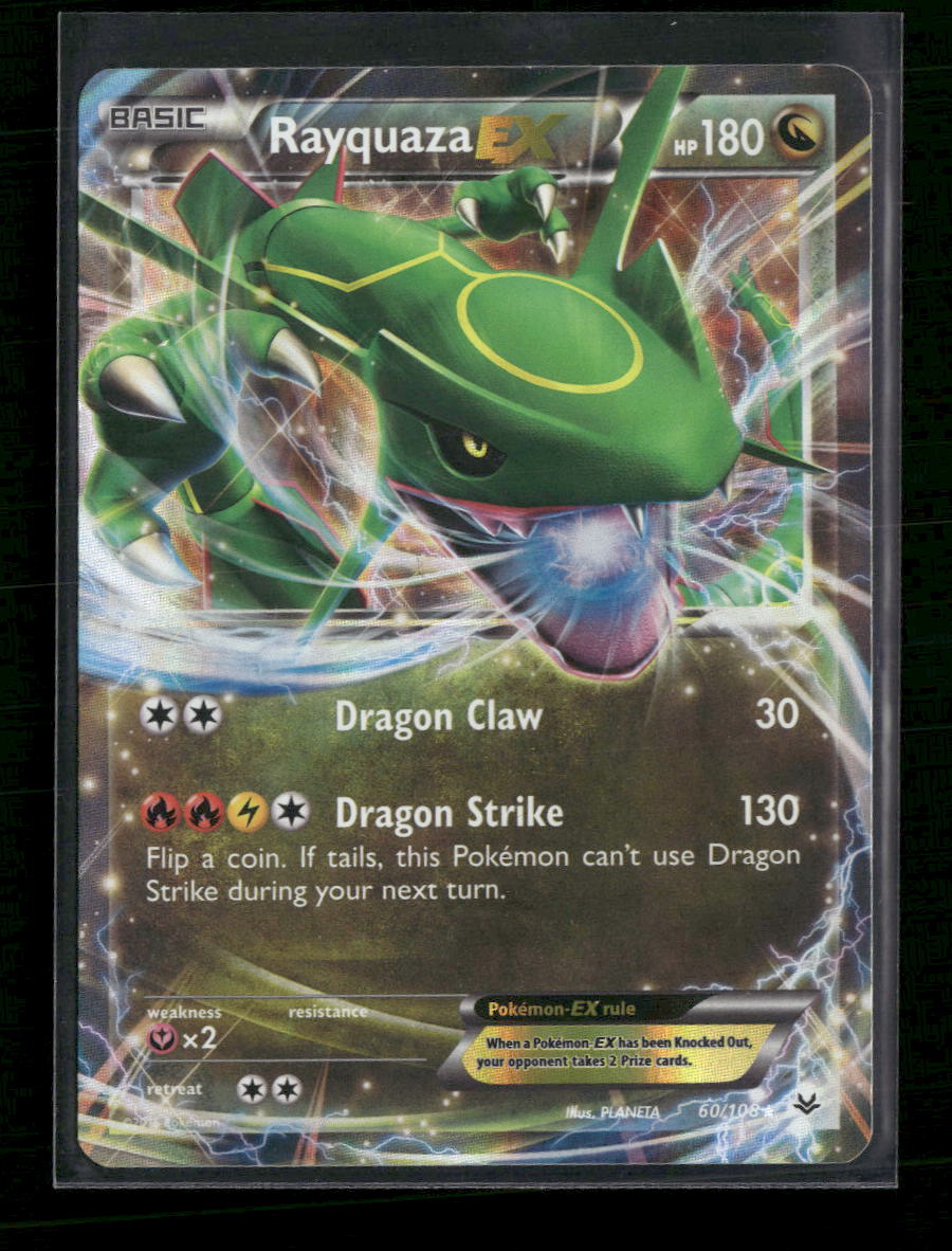XY - Roaring Skies Rayquaza EX (60) #60/108