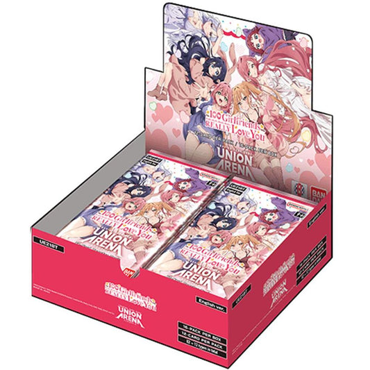 Union Arena: The 100 Girlfriends Who Really, Really, Really, Really, REALLY Love You [UE21BT] Booster Box