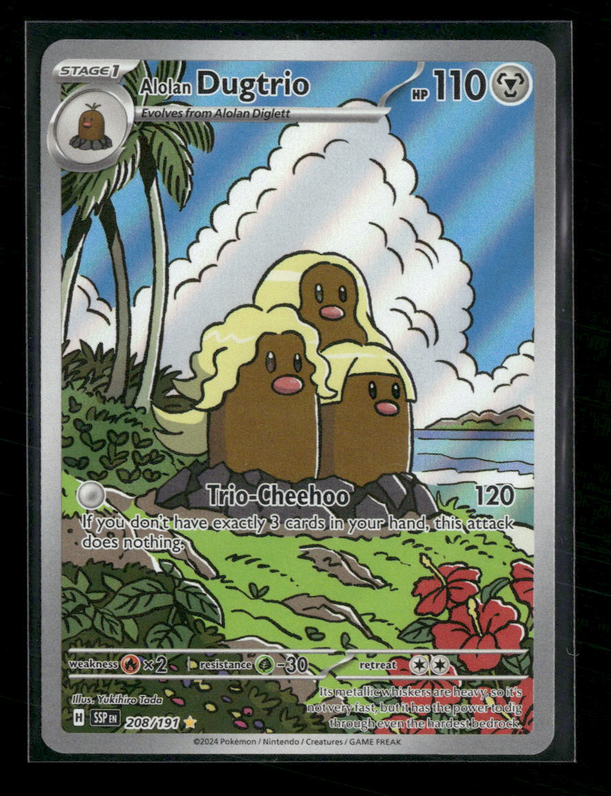 SV08: Surging Sparks Alolan Dugtrio #208/191