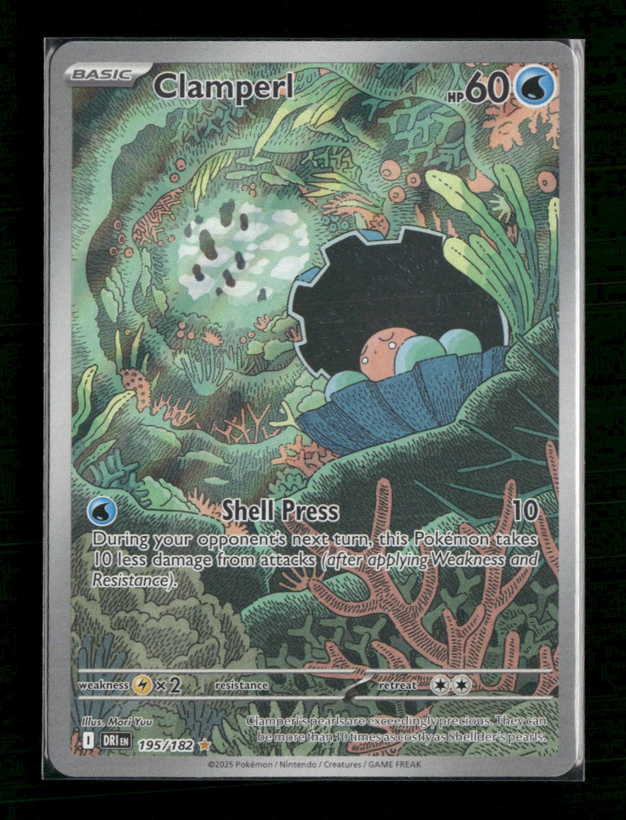 SV10: Destined Rivals Clamperl #195/182