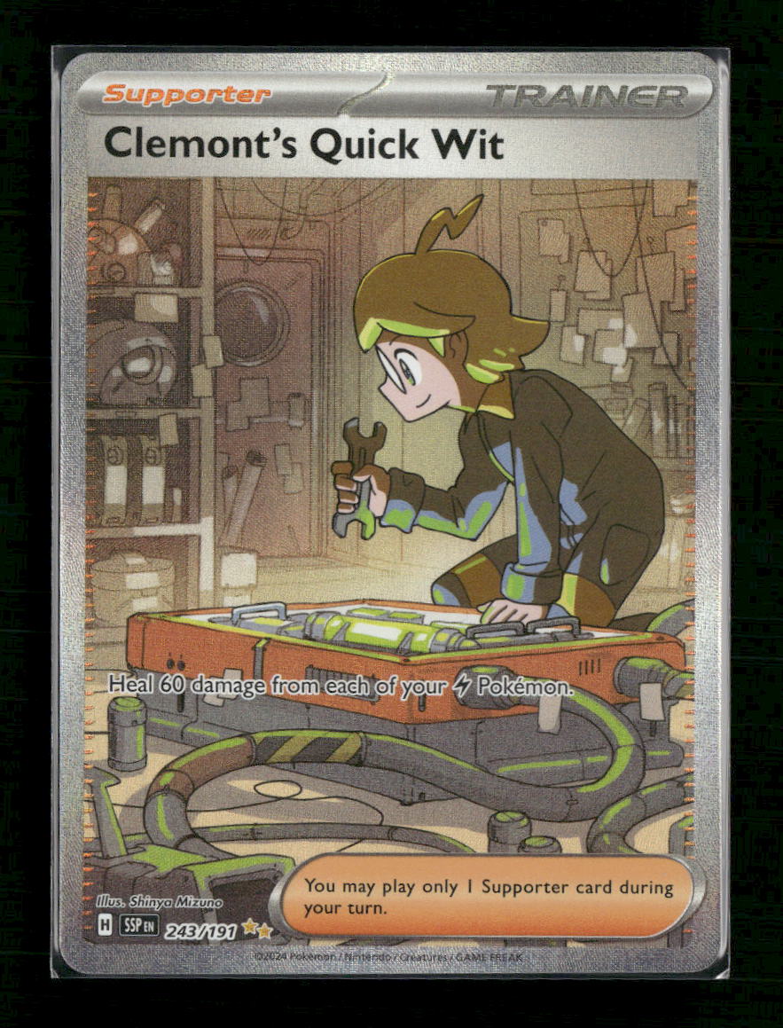 SV08: Surging Sparks Clemont's Quick Wit #243/191
