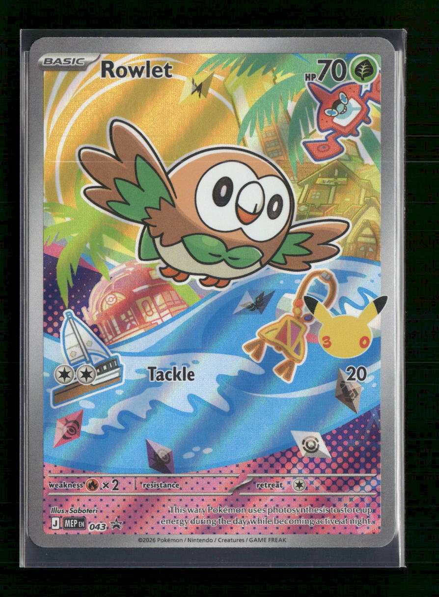ME: Mega Evolution Promo Rowlet #043