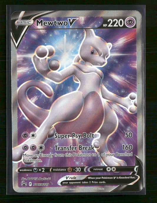 SWSH: Sword & Shield Promo Cards Mewtwo V #SWSH229