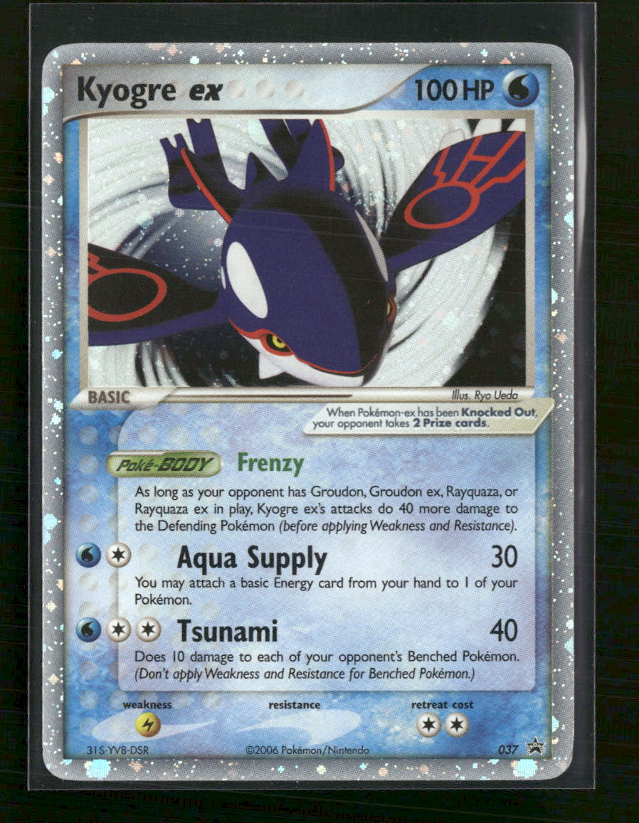 Nintendo Promos Kyogre ex #037