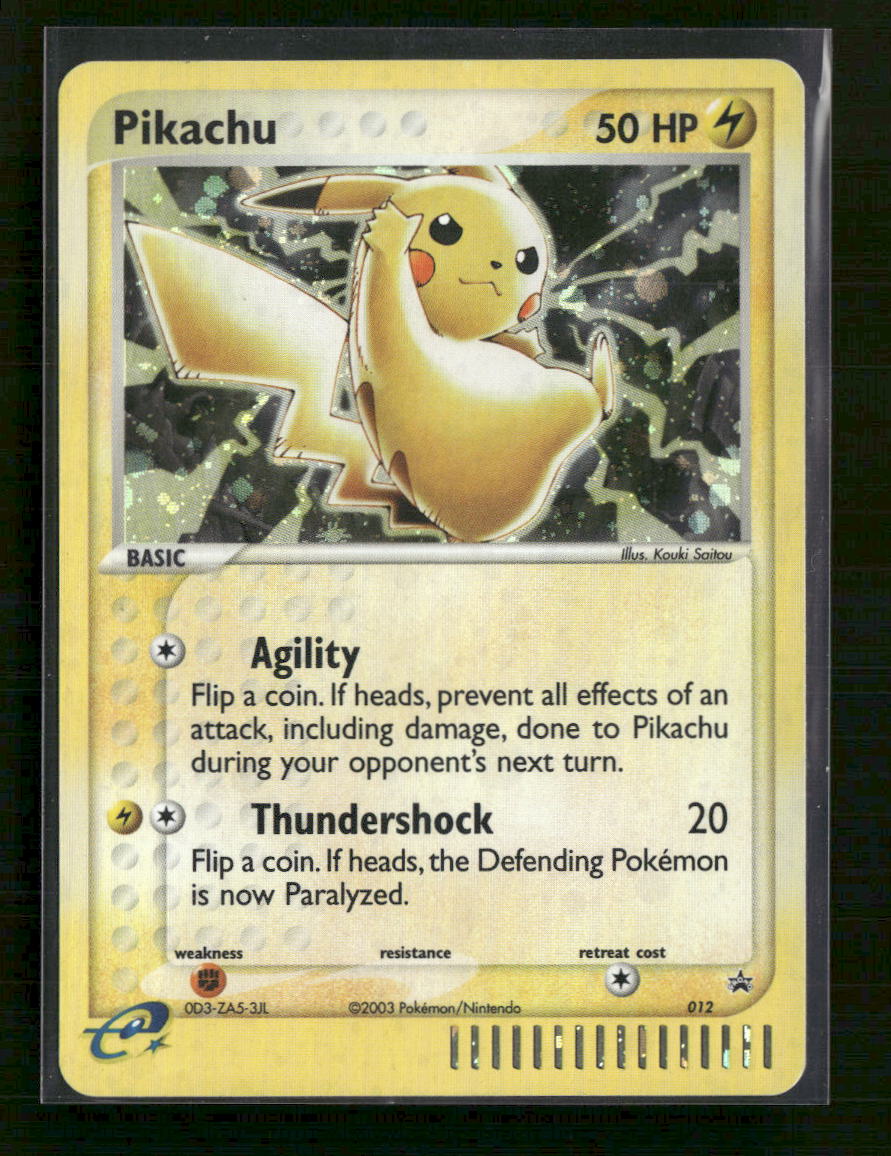 Nintendo Promos Pikachu #012