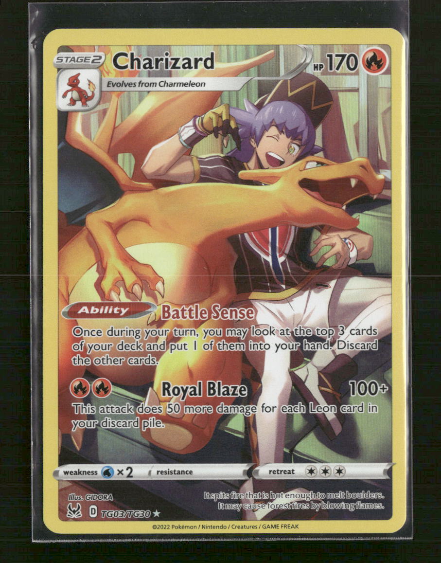 SWSH11: Lost Origin Trainer Gallery Charizard #TG03/TG30