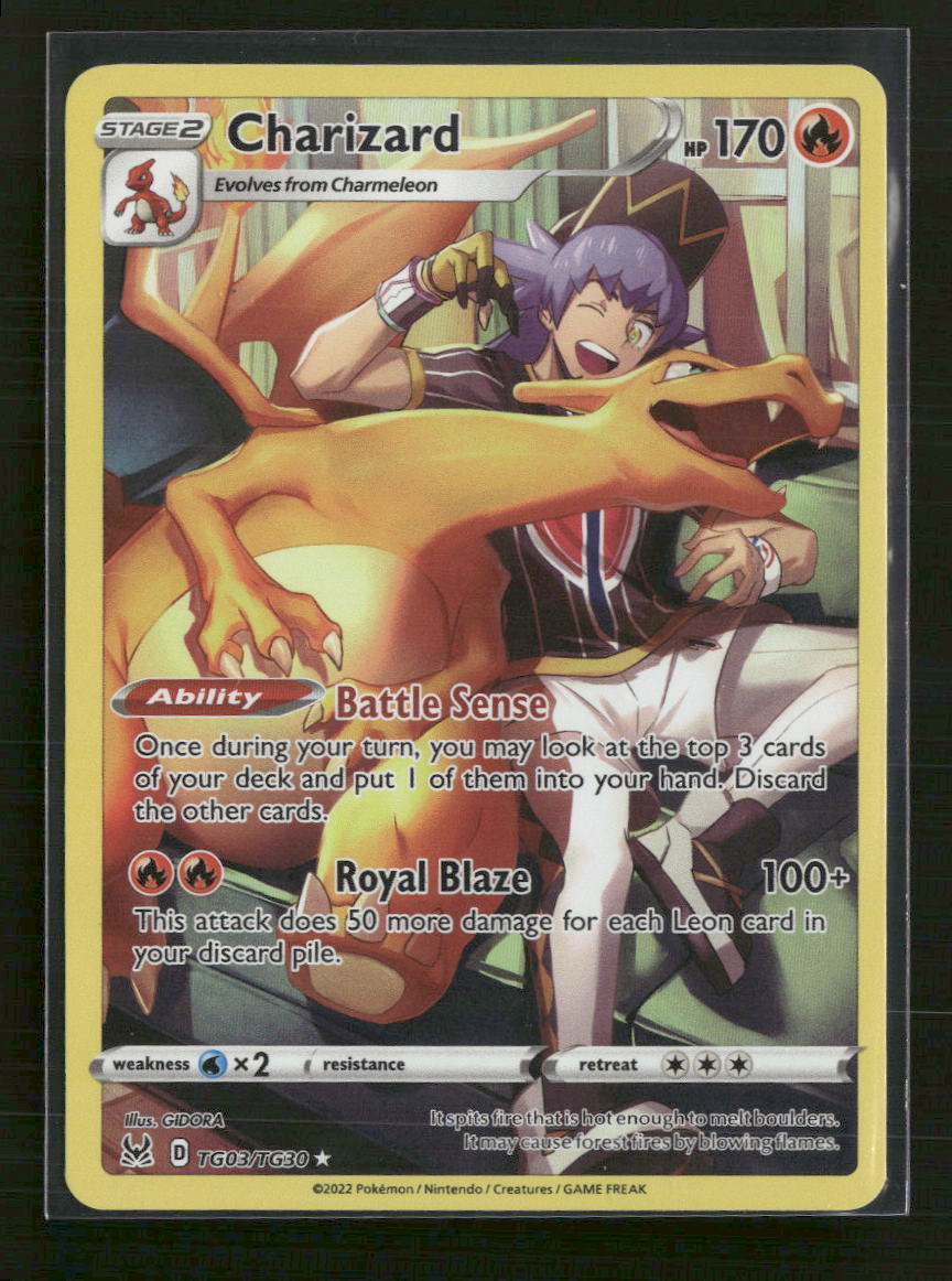 SWSH11: Lost Origin Trainer Gallery Charizard #TG03/TG30