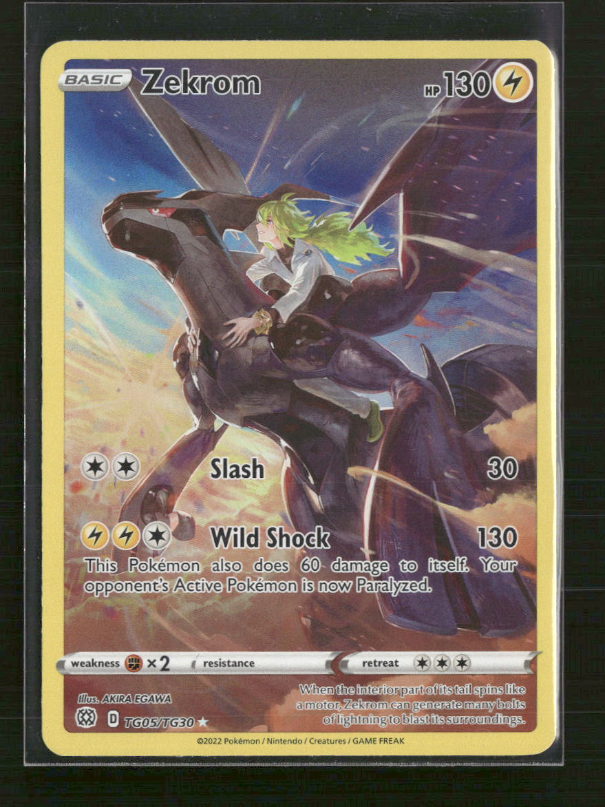 SWSH09: Brilliant Stars Trainer Gallery Zekrom #TG05/TG30