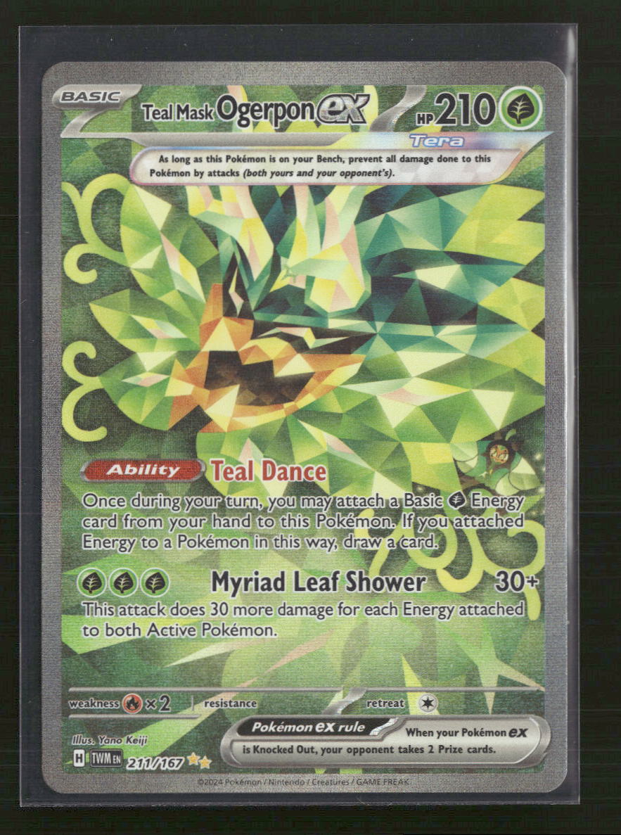 SV06: Twilight Masquerade Teal Mask Ogerpon ex #211/167
