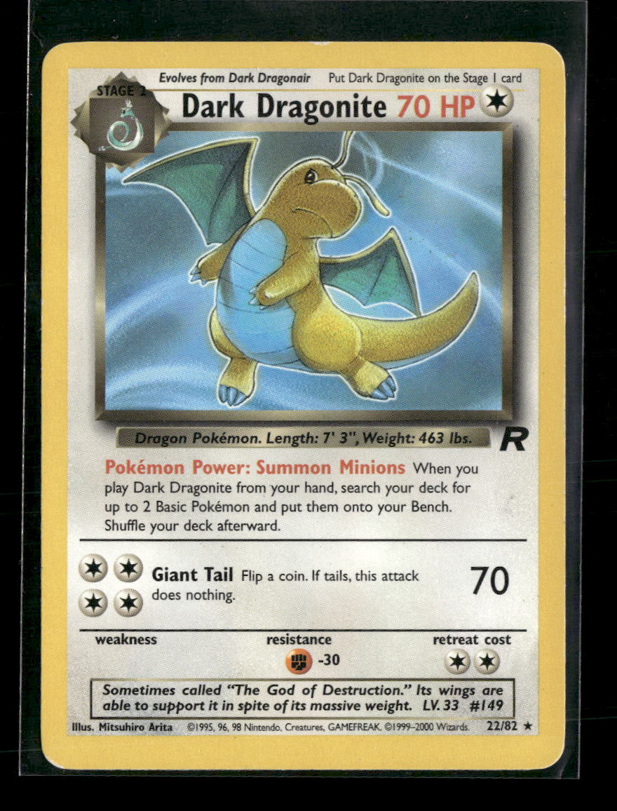 Team Rocket Dark Dragonite (22) #22/82