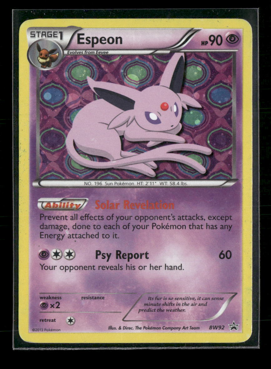 Black and White Promos Espeon #BW92
