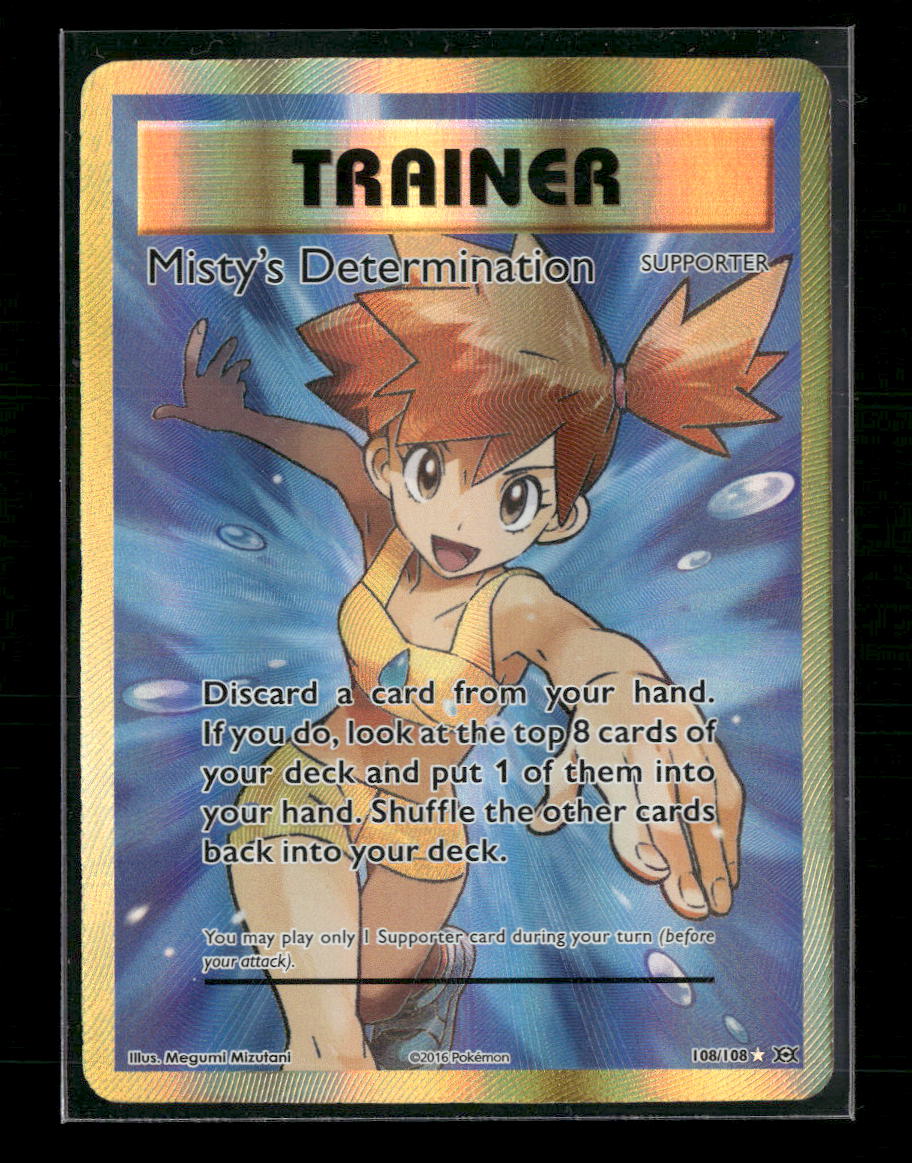 XY - Evolutions Misty's Determination (Full Art) #108/108