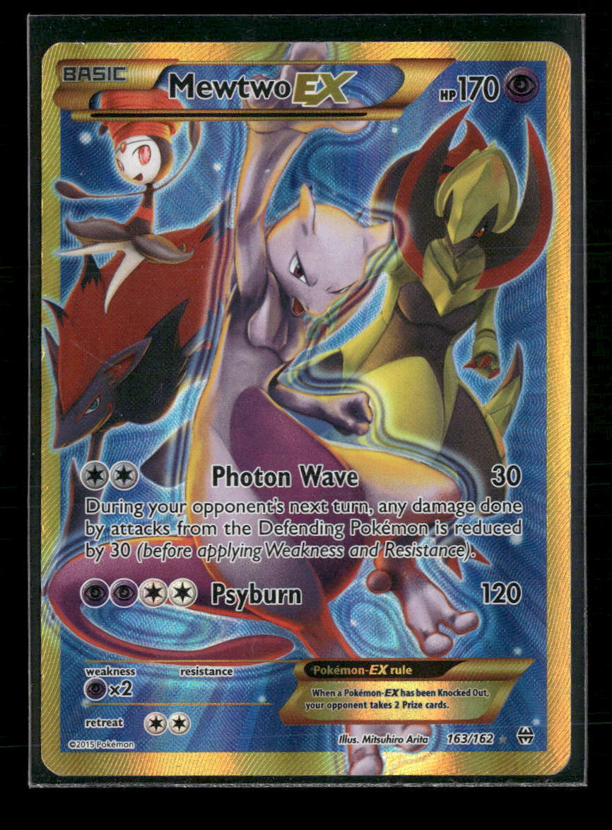 XY - BREAKthrough Mewtwo EX (163 Secret Full Art) #163/162