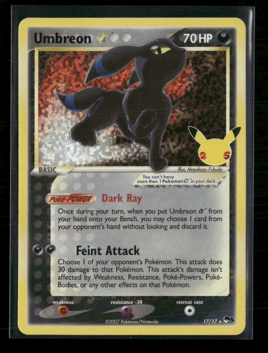 Celebrations: Classic Collection Umbreon Star #17/17