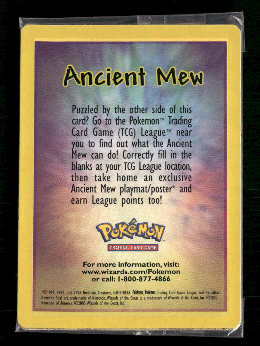 Ancient Mew Sealed Damaged