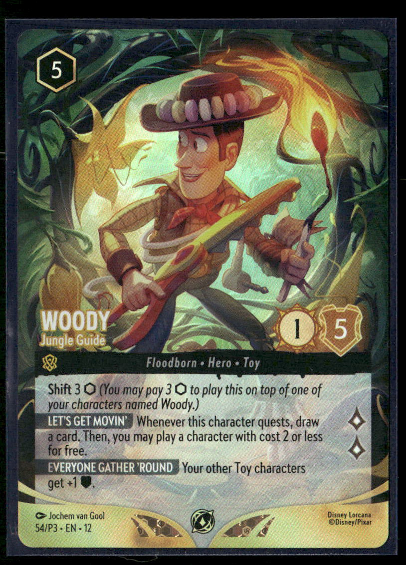 Disney Lorcana Promo Cards Woody (Championship) #54