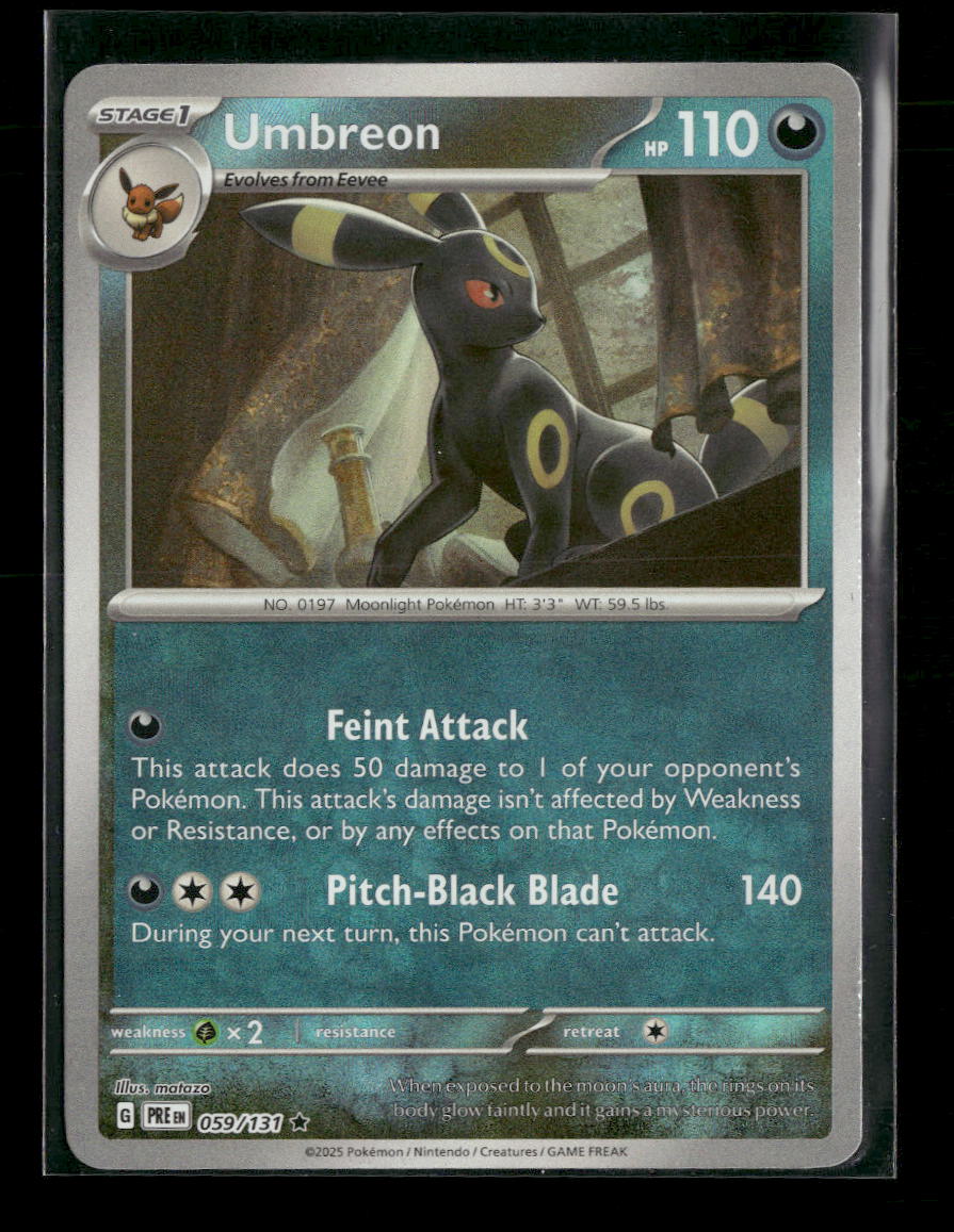 SV: Prismatic Evolutions Umbreon (Master Ball Pattern) #059/131