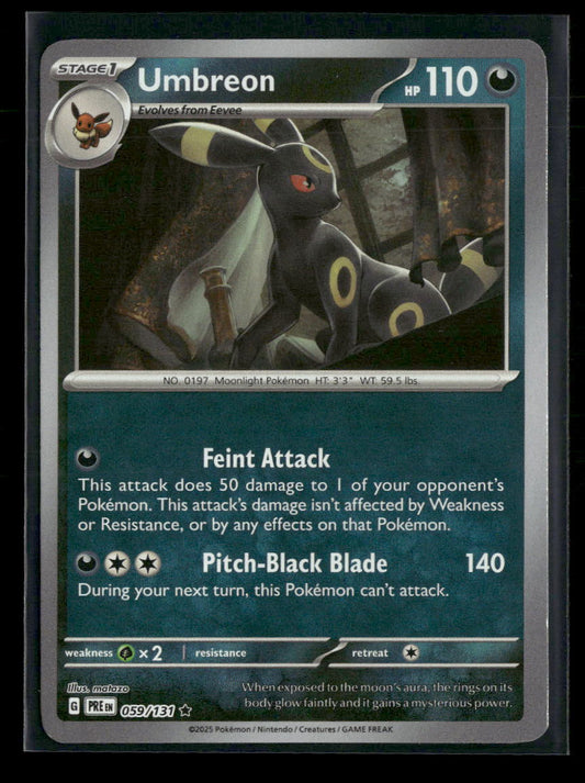 SV: Prismatic Evolutions Umbreon (Master Ball Pattern) #059/131