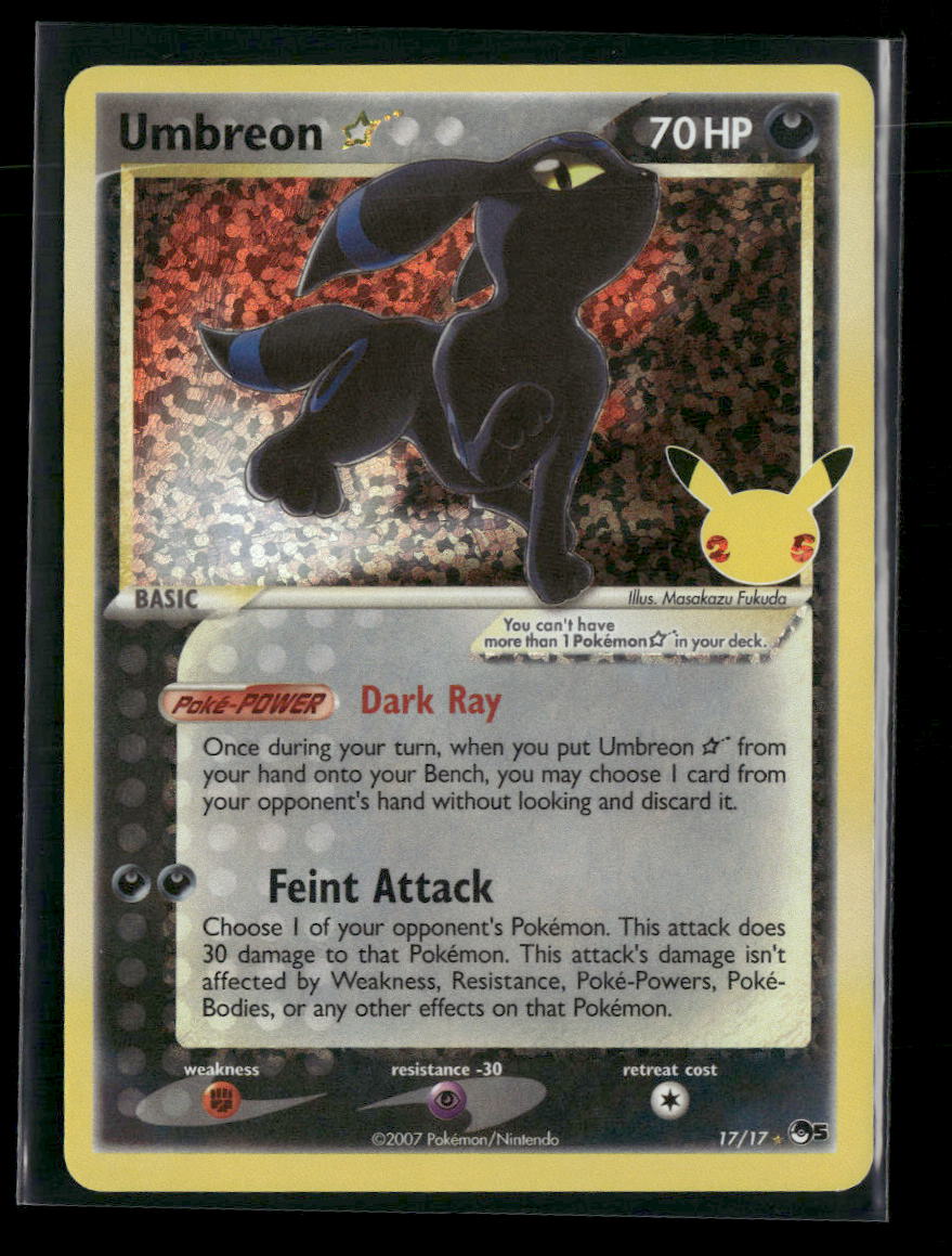 Celebrations: Classic Collection Umbreon Star #17/17