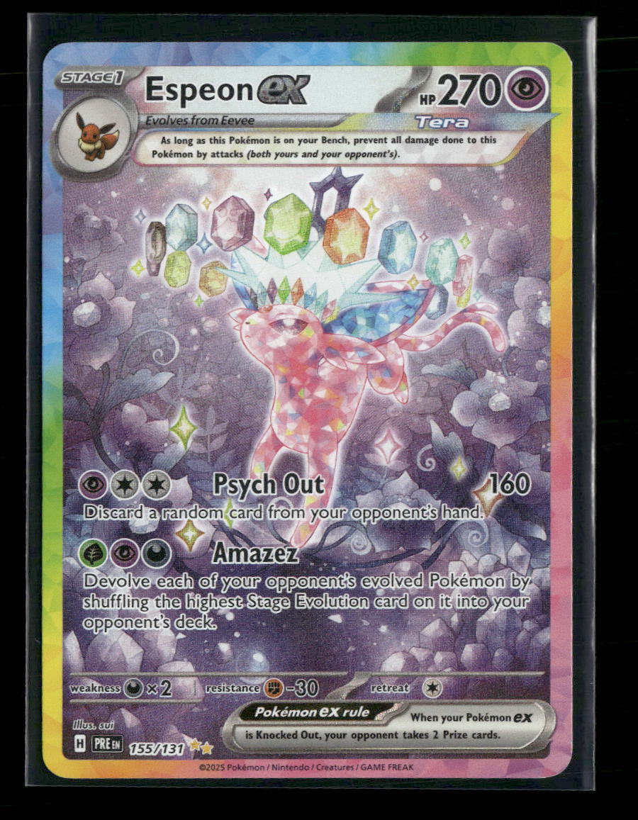 SV: Prismatic Evolutions Espeon ex #155/131