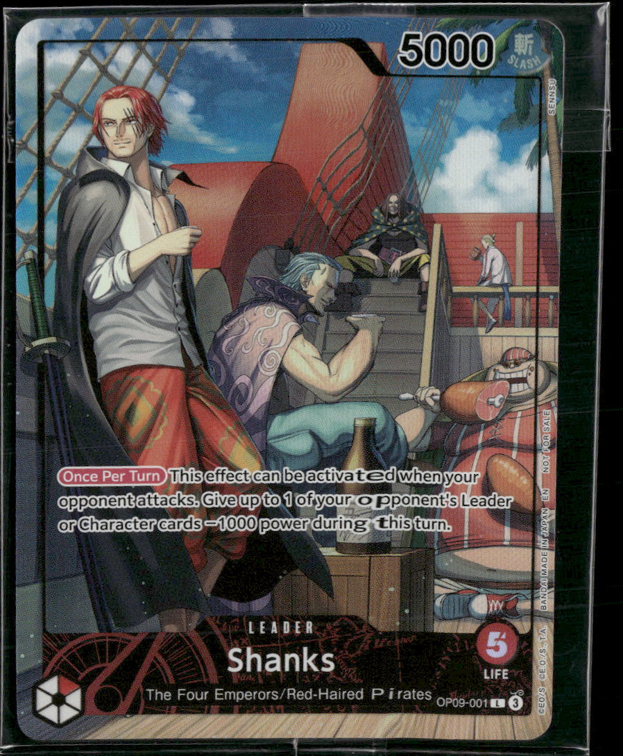 One Piece Promotion Cards Shanks (2025 PSA Magazine Promo) #OP09-001