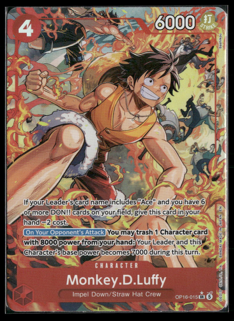 The Time of Battle Monkey.D.Luffy (Alternate Art) #OP16-015