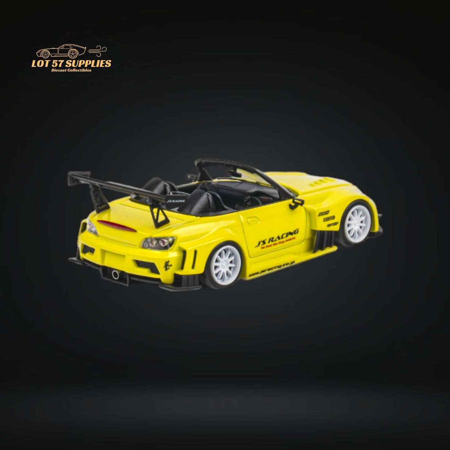 Microturbo Honda S2000 JS Racing Indy Yellow Pearl 1:64