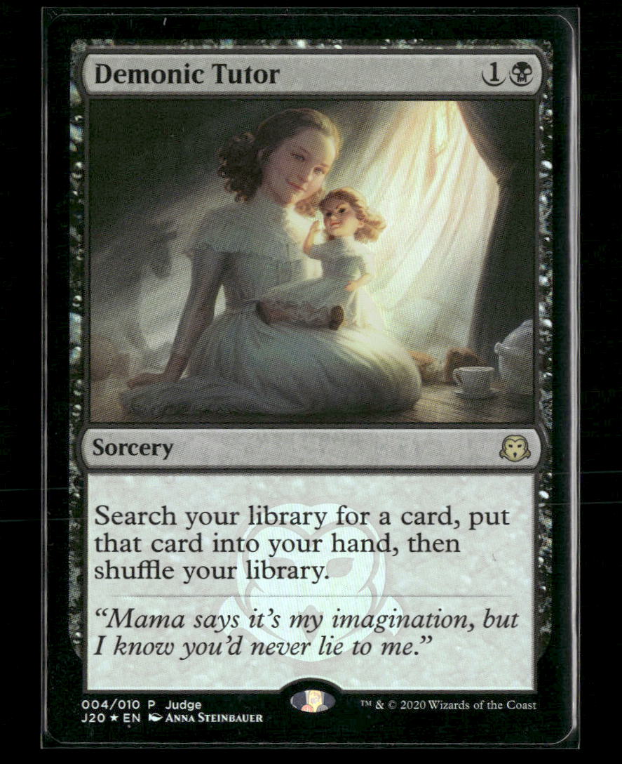 Judge Promos Demonic Tutor (J20) Foil #4