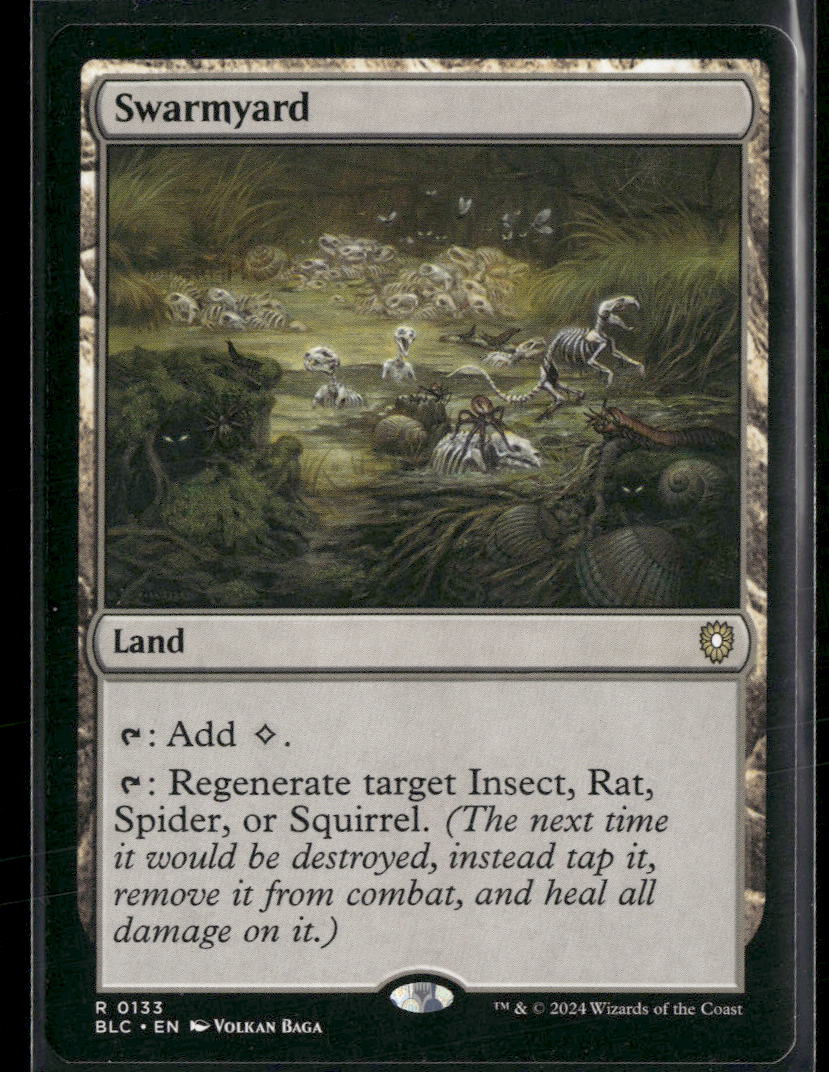 Commander: Bloomburrow Swarmyard #133