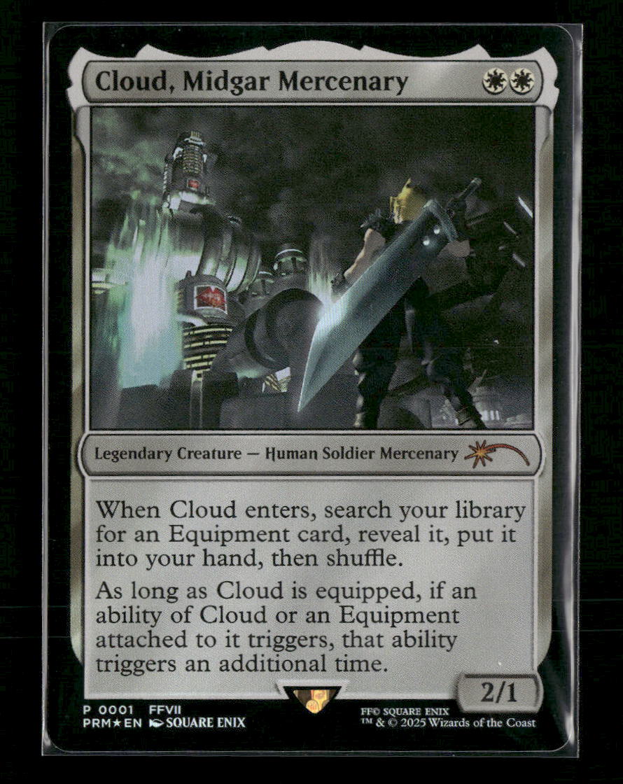 Unique and Miscellaneous Promos Cloud, Midgar Mercenary #1