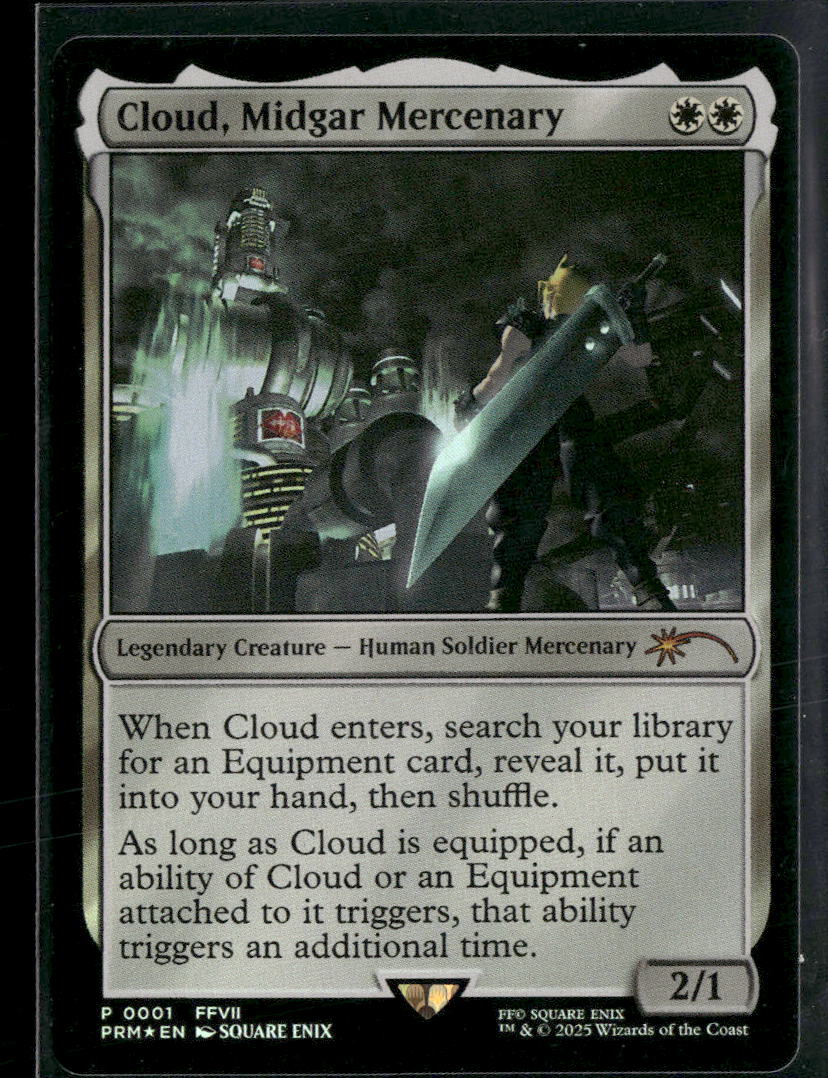 Unique and Miscellaneous Promos Cloud, Midgar Mercenary #1