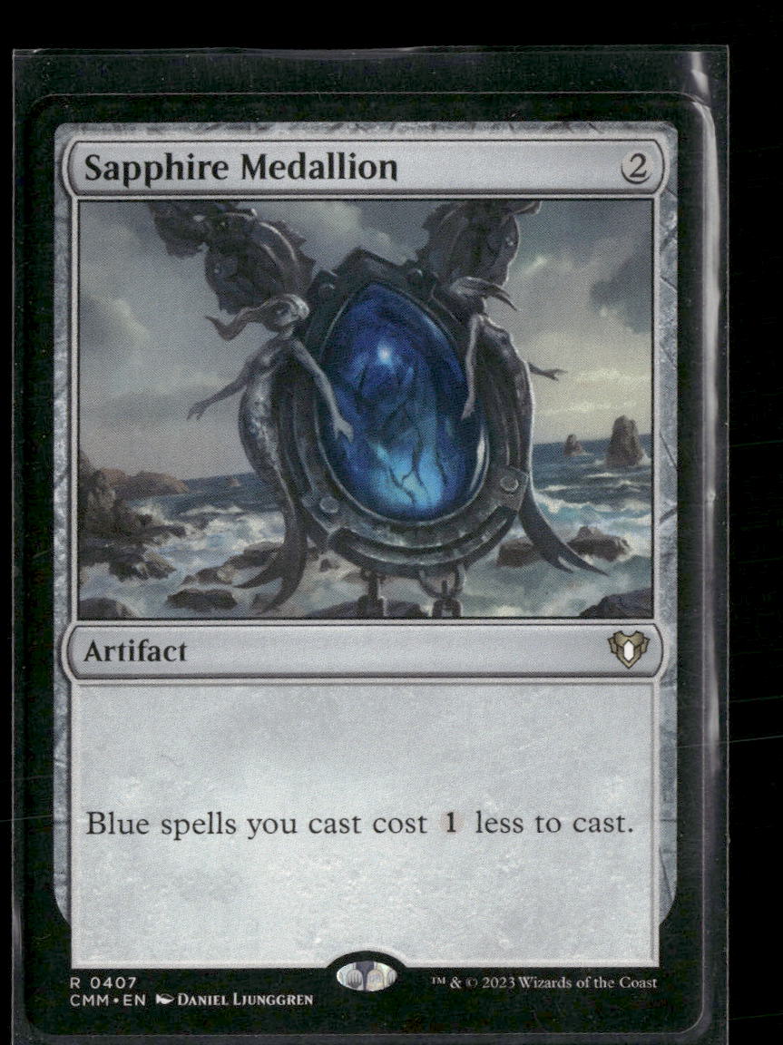 Commander Masters Sapphire Medallion #407