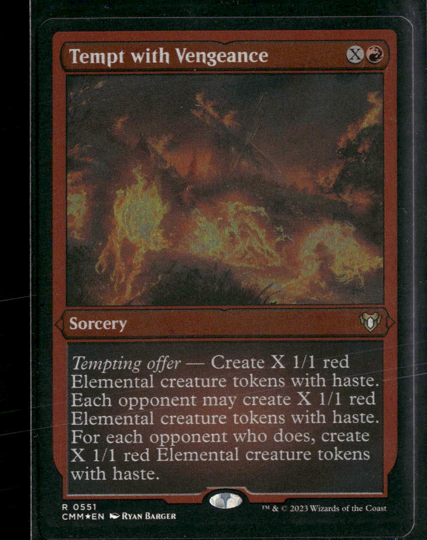 Commander Masters Tempt with Vengeance (Foil Etched) #551