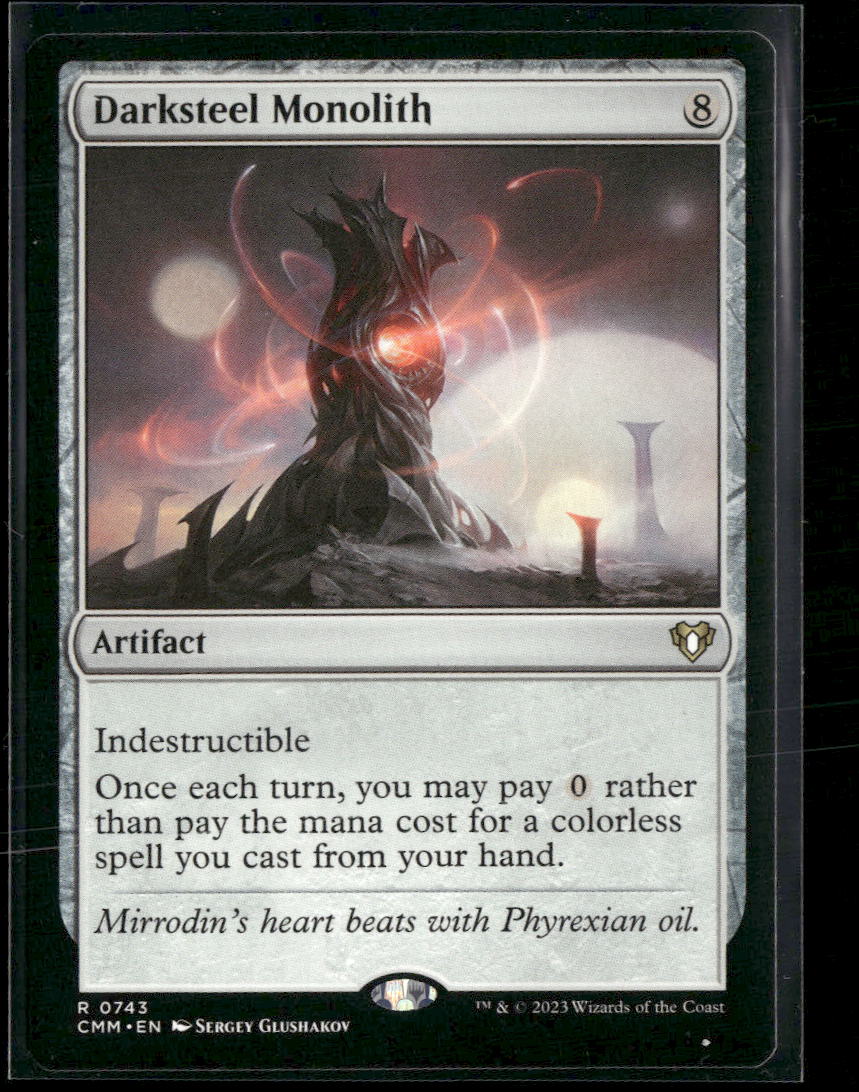 Commander Masters Darksteel Monolith #743