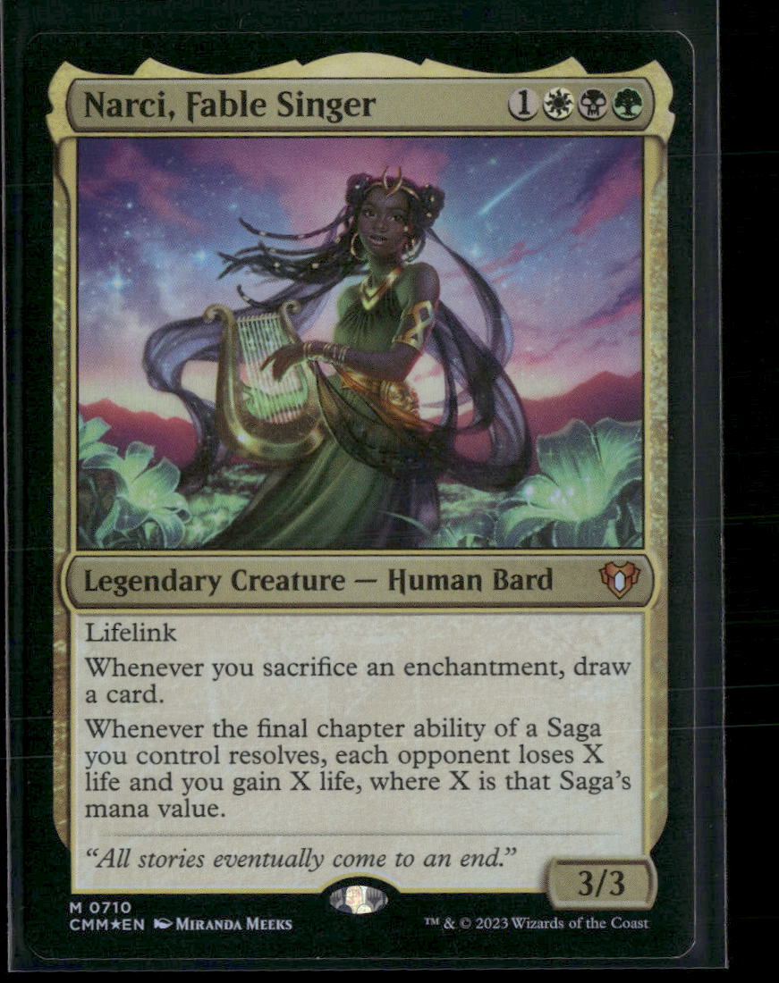 Commander Masters Narci, Fable Singer Foil #710