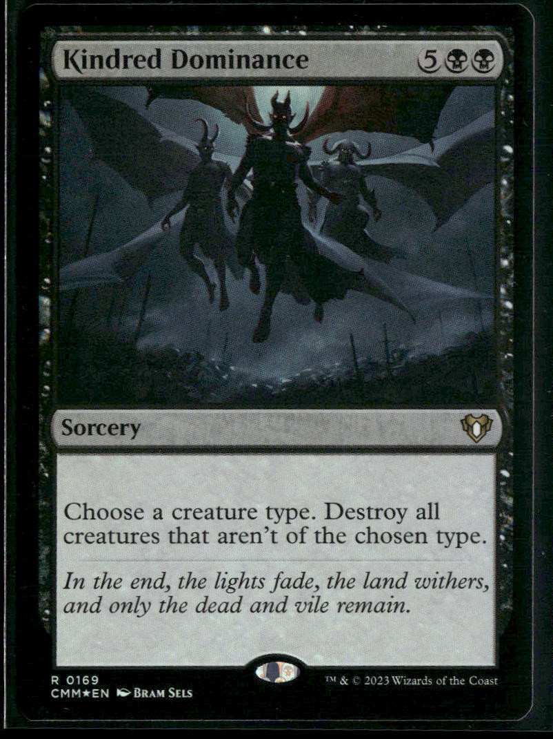 Commander Masters Kindred Dominance Foil #169