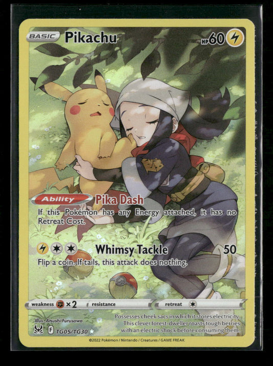 SWSH11: Lost Origin Trainer Gallery Pikachu #TG05/TG30