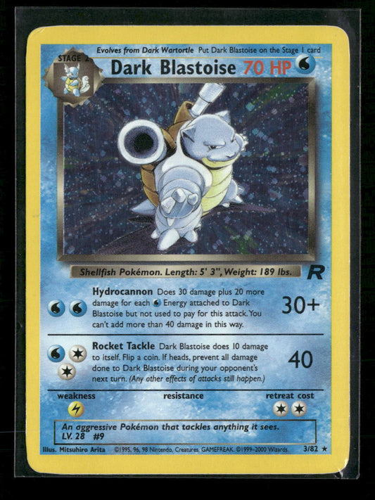 Team Rocket Dark Blastoise (3) Unlimited #03/82