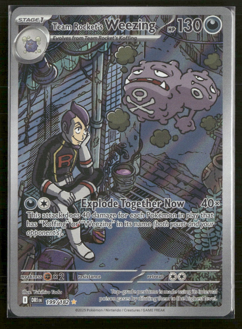 SV10: Destined Rivals Team Rocket's Weezing #199/182